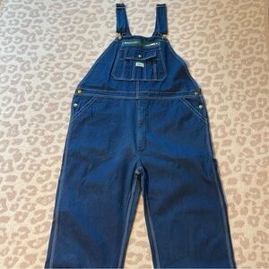 Vintage Liberty Men’s Denim Bib Blue Jean Overalls Size 44 Workwear Farmer